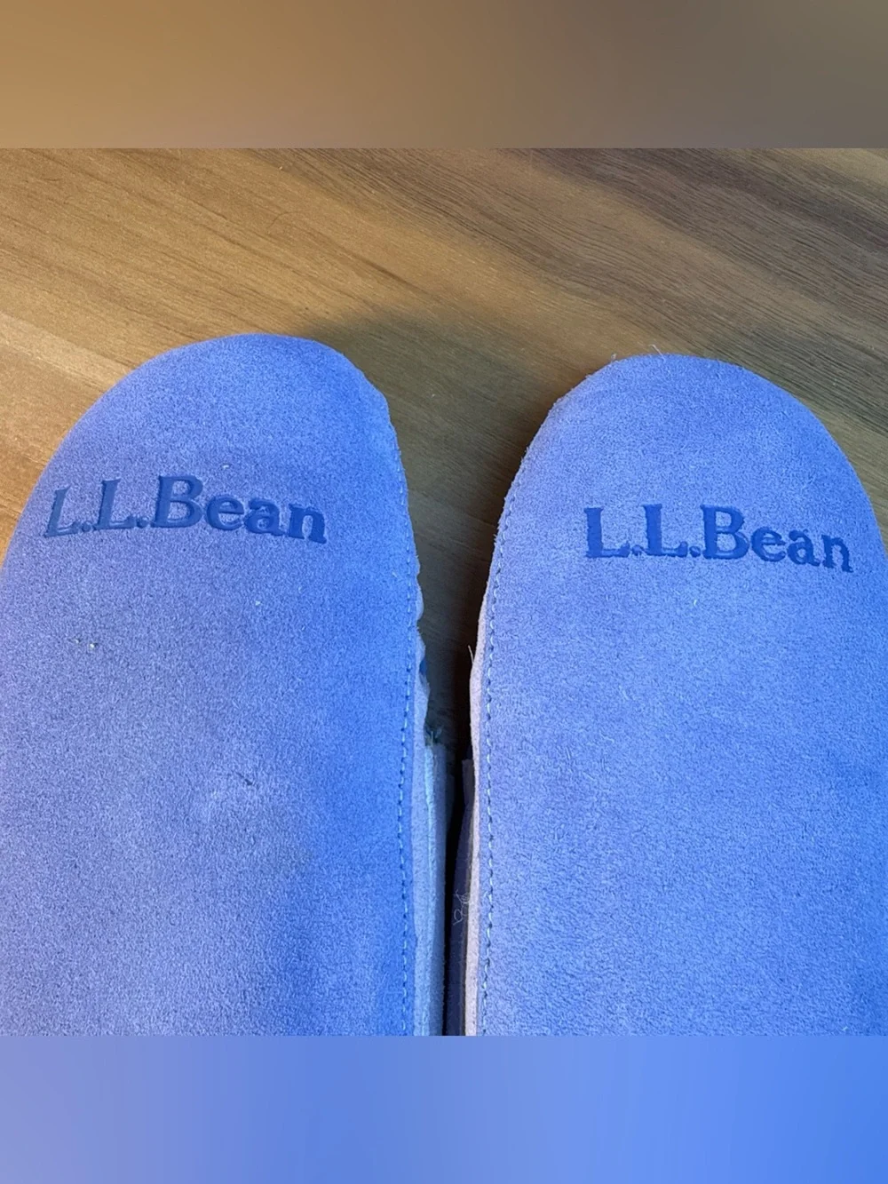 LL Bean Toddler Sz 11 Wicked Good Moccasins Purple Suede Lamb Shearling Slippers